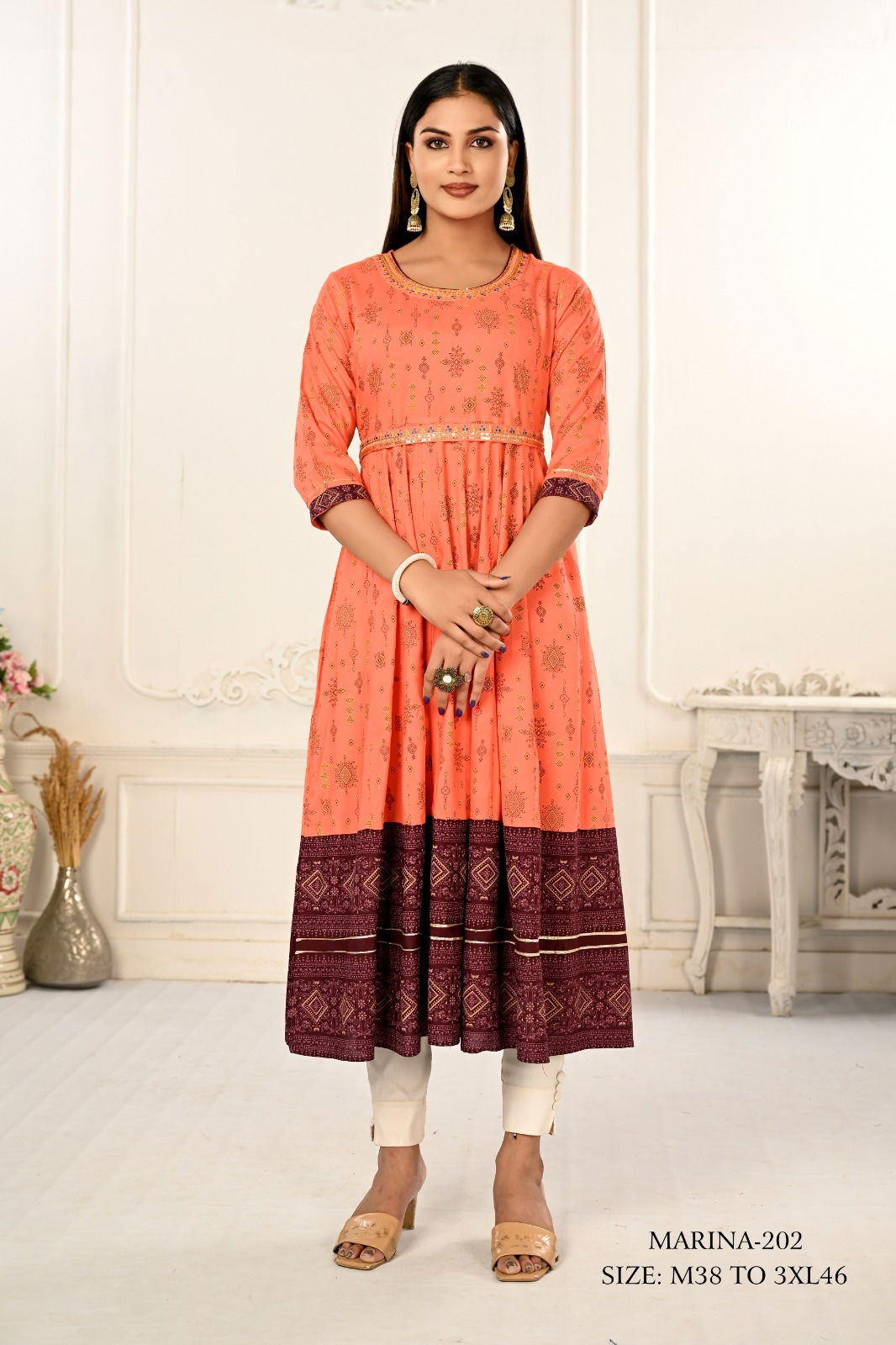 Marina By Jivora Cotton Printed Kurtis Catalog